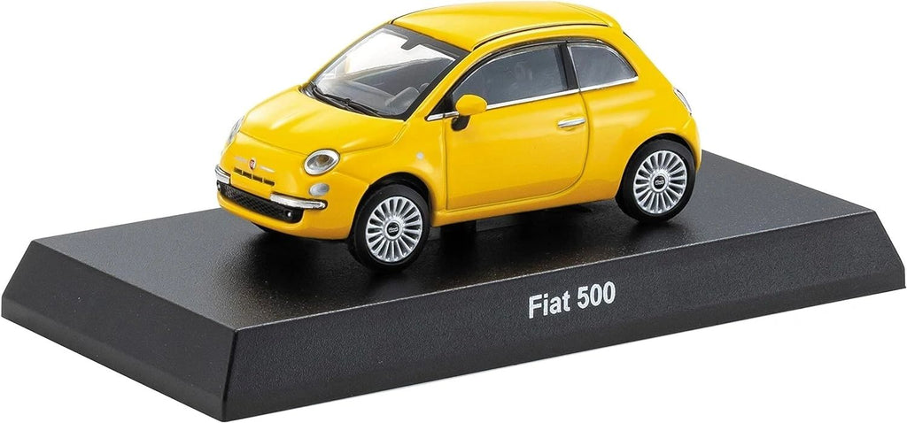 KYOSHO Minicar - 1:64 - Fiat 500 New 2007 Yellow