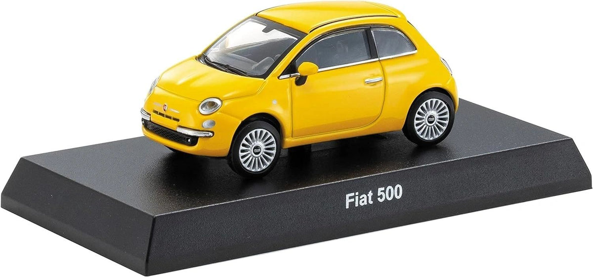 KYOSHO Minicar - 1:64 - Fiat 500 New 2007 Yellow