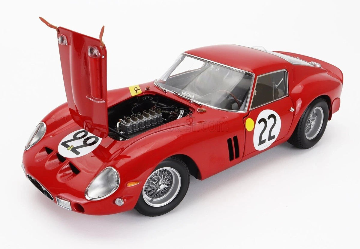 KYOSHO 1:18 - Ferrari 250 GTO 24h Le Mans 1962 #22 Beurly's **FULL OPEN**