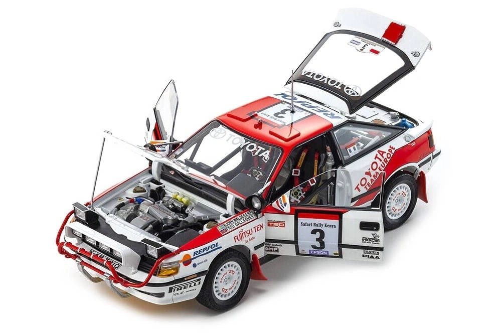 KYOSHO 1:18 - Toyota Celica GT-Four ST-165 Gr.A Safari Rally 1990 WINNER Waldegaard