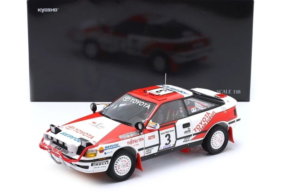 KYOSHO 1:18 - Toyota Celica GT-Four ST-165 Gr.A Safari Rally 1990 WINNER Waldegaard