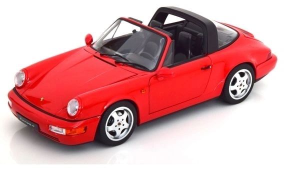 NOREV 1:18 - Porsche 911 (964) Carrera 4 Targa 1990 guards red
