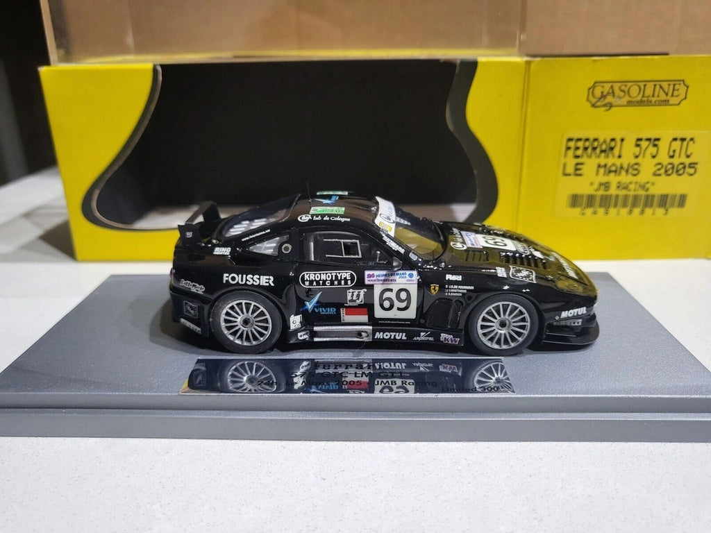 BBR GASOLINE 1:43 - Ferrari 575 GTC JMB Racing 24h Le Mans 2005 #69
