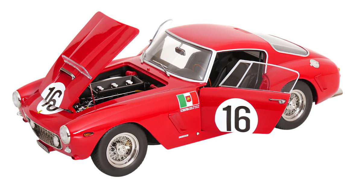 KK SCALE 1:12 -  FERRARI 250 GT SWB COMPETIZIONE SC. SERENISSIMA #16 24H LE MANS 1961 **OPEN DOORS+ENGINE** (Copia) (Copia)