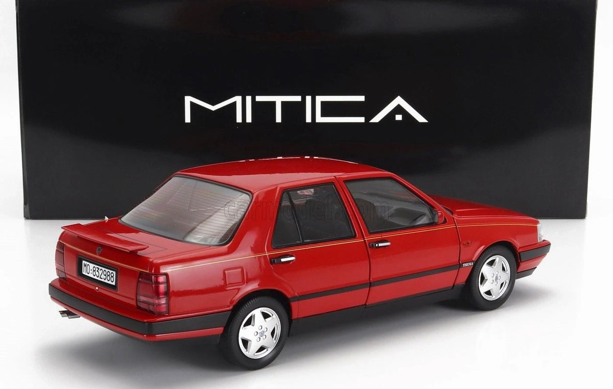 MITICA DIECAST 1:18 - LANCIA THEMA 8.32 FERRARI 2S 1988 WITH OPEN REAR WING Rosso Corsa