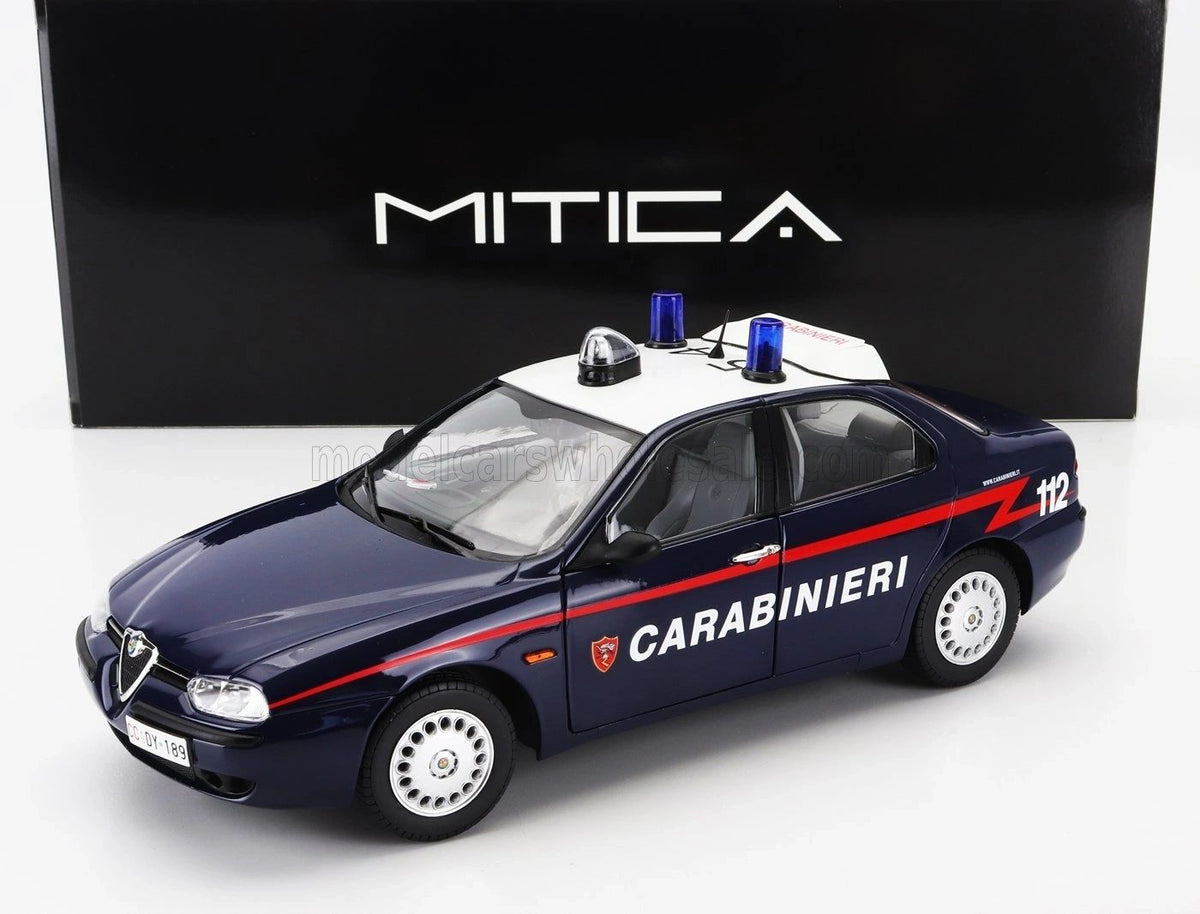 MITICA DIECAST 1:18 - Alfa Romeo 156 2.0 Twin spark Carabinieri 1997