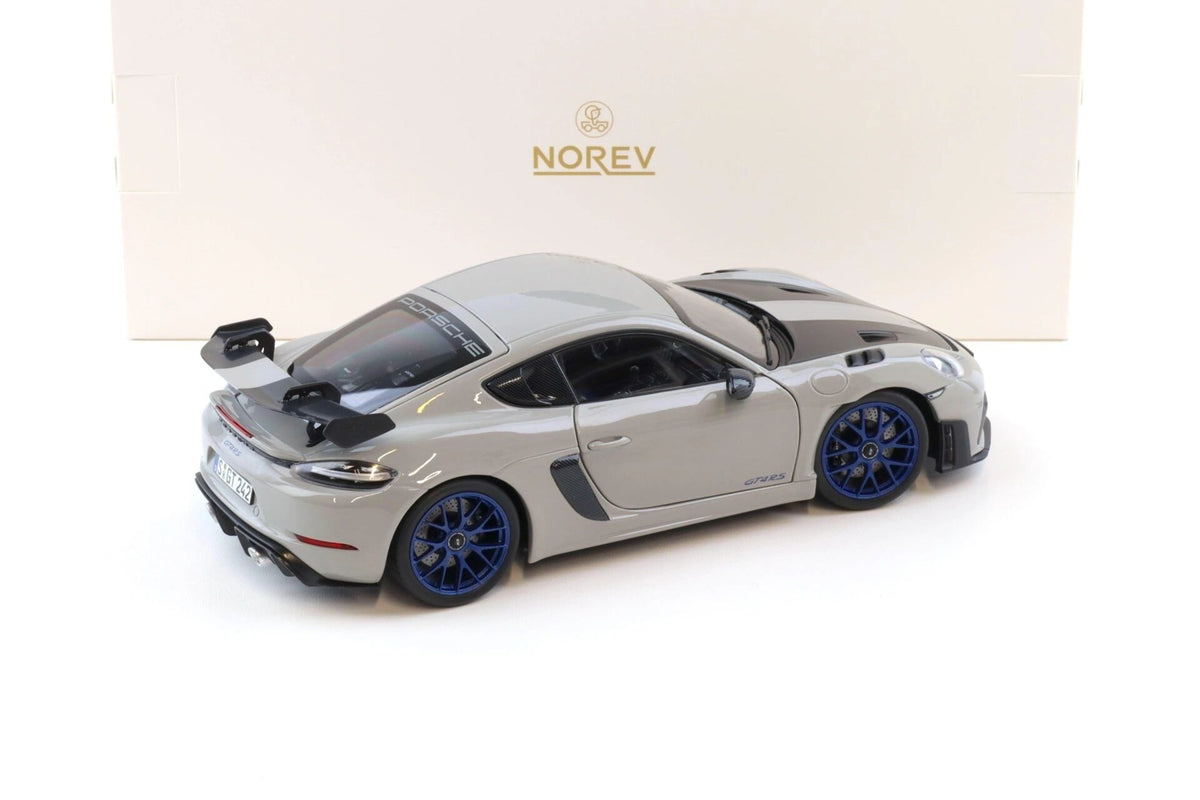 NOREV 1:18 - Porsche Cayman GT4 RS  "Weissachpackage" 2023 - Chalk grey
