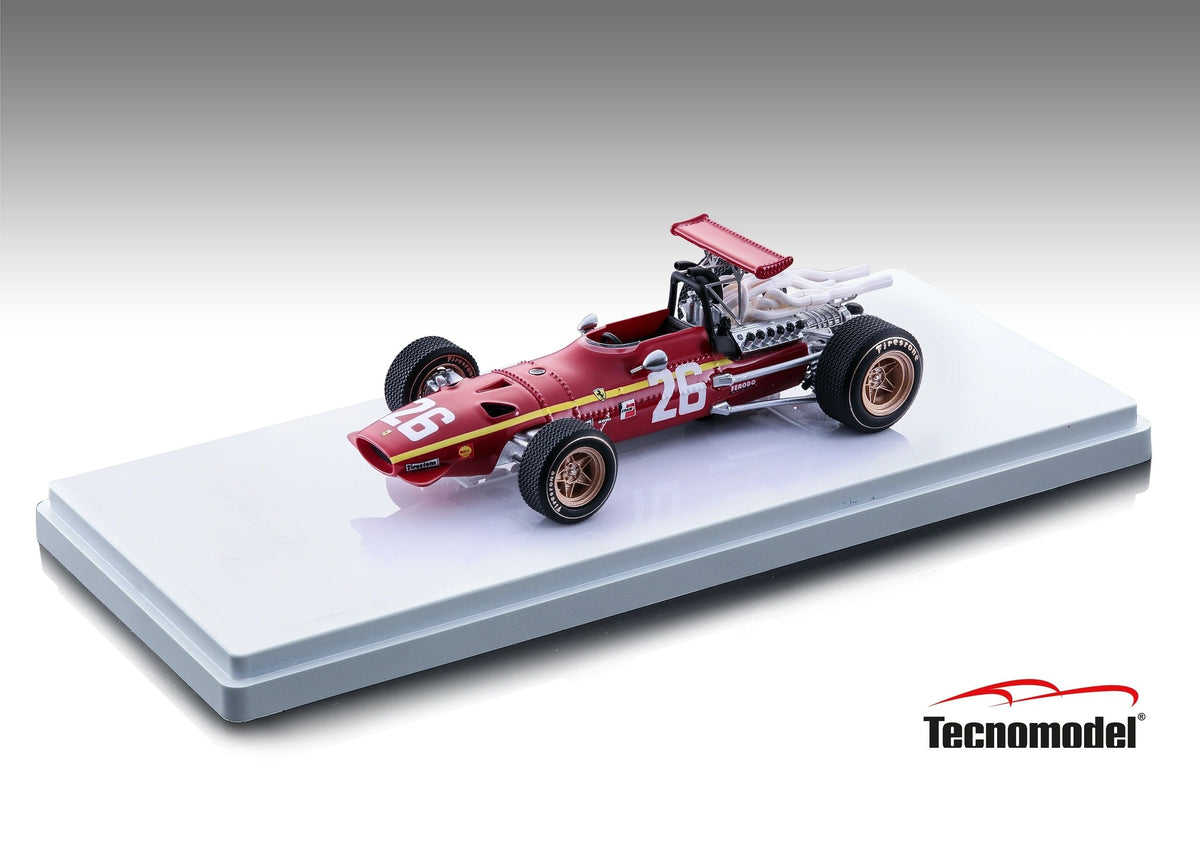 TECNOMODEL 1:43 - Ferrari 312 F1-68 GP France Jackie Ickx