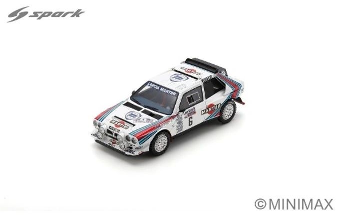 **PRE-ORDER** SPARK 1:18 - LANCIA Delta S4 N°6 WINNER Rallye Lombard RAC 1985 H. Toivonen – N.Wilson