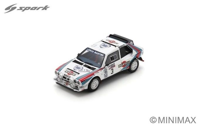 **PRE-ORDER** SPARK 1:18 - LANCIA Delta S4 N°3 2nd Rallye Lombard RAC 1985 M. Alen - I Kivimaki