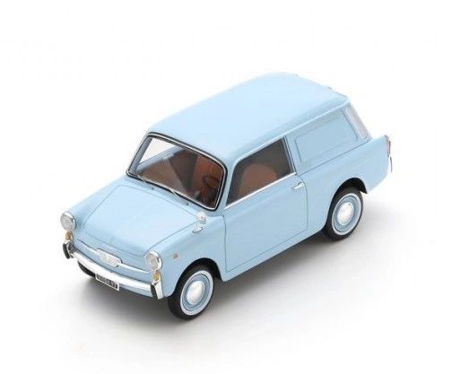 SCHUCO resin - 1:18 - AUTOBIANCHI Bianchina Furgoncino 1965 azzurro