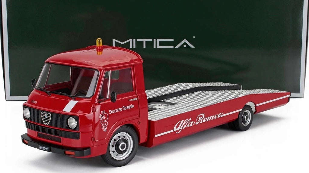 MITICA DIECAST 1:18 - ALFA ROMEO A12 (F12) CARRO ATTREZZI II SERIE 1977 ROSSO