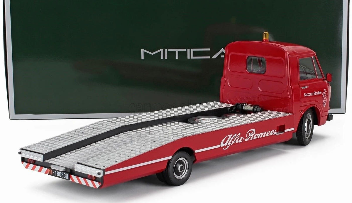 MITICA DIECAST 1:18 - ALFA ROMEO A12 (F12) CARRO ATTREZZI II SERIE 1977 ROSSO