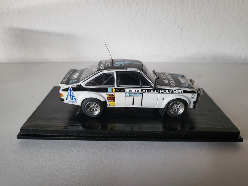 MINICHAMPS 1:43 - FORD ESCORT MKII Allied Polymer RAC '75 Mikkola