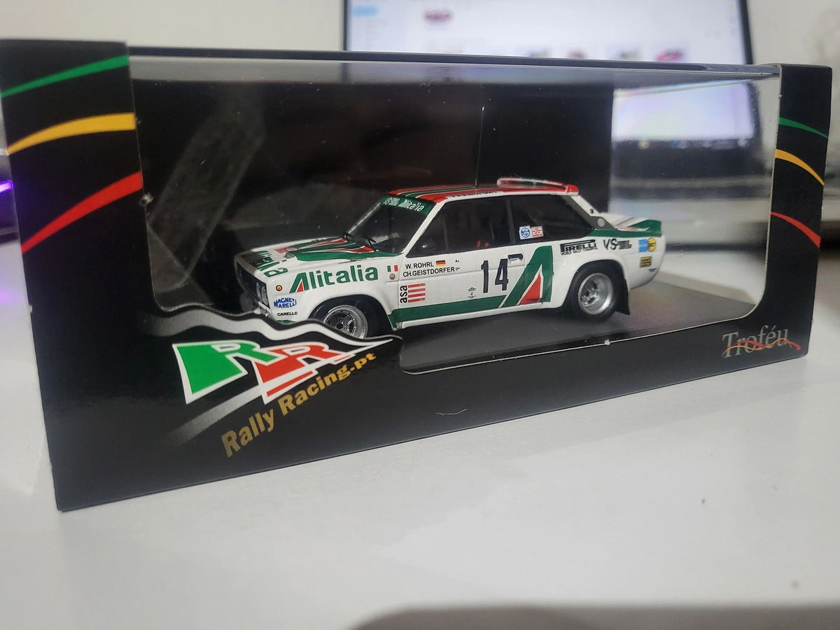 TROFEU 1:43 - FIAT 131 ABARTH Alitalia Rally Montecarlo 1979 Ltd. 150pz