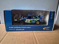 IXO PRODRIVE SERIES 1:43 - Subaru Impreza WRC S07 Prodrive Montecarlo 2002 Makinen w/signature