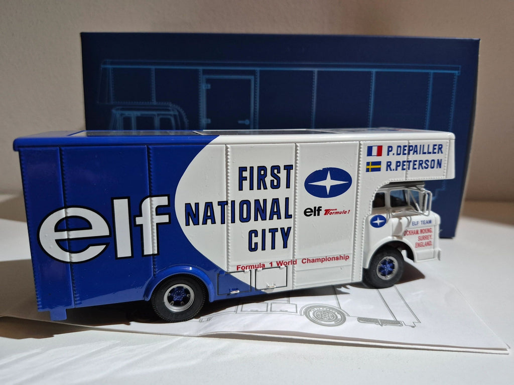 EXOTO 1:43 - Ford ETF1 Transporter Tyrrell-Elf 1977