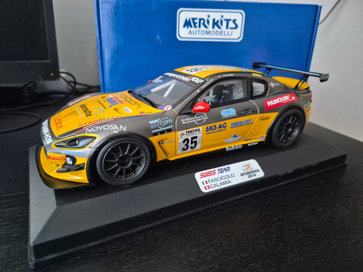1:18 MERIKITS - Maserati Granturismo Swiss Team GT4 Series 2016 #35
