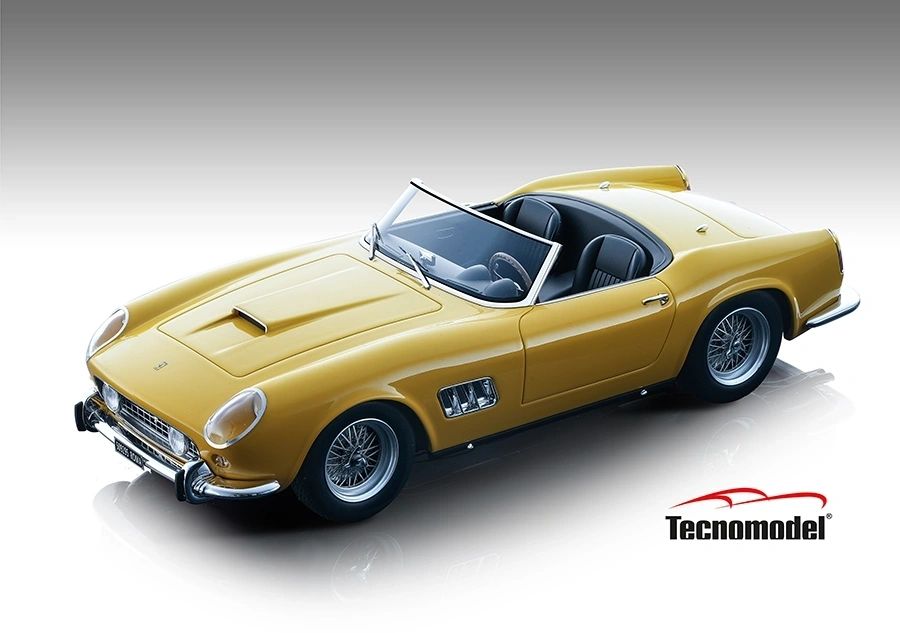 TECNOMODEL - 1:18 FERRARI - 250 GT SWB CALIFORNIA SPIDER 1960 Giallo Modena