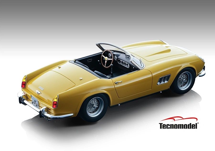 TECNOMODEL - 1:18 FERRARI - 250 GT SWB CALIFORNIA SPIDER 1960 Giallo Modena