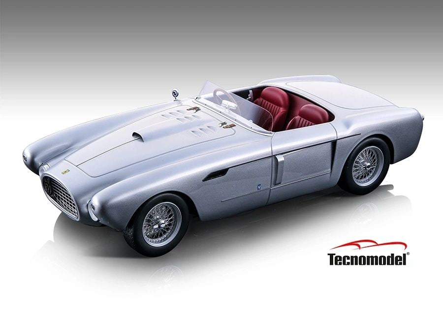 TECNOMODEL - 1:18 Ferrari 340 Mexico Spyder metallic silver 1953