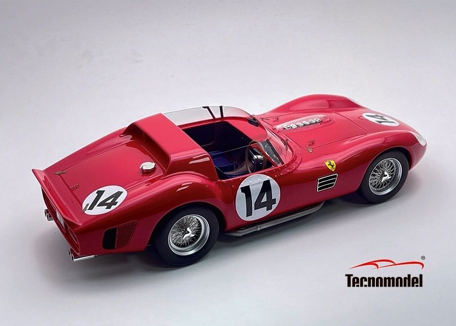 TECNOMODEL - 1:18 Ferrari 330 TRI Test Le Mans 24h 1962 car #14, 3rd Place w/case