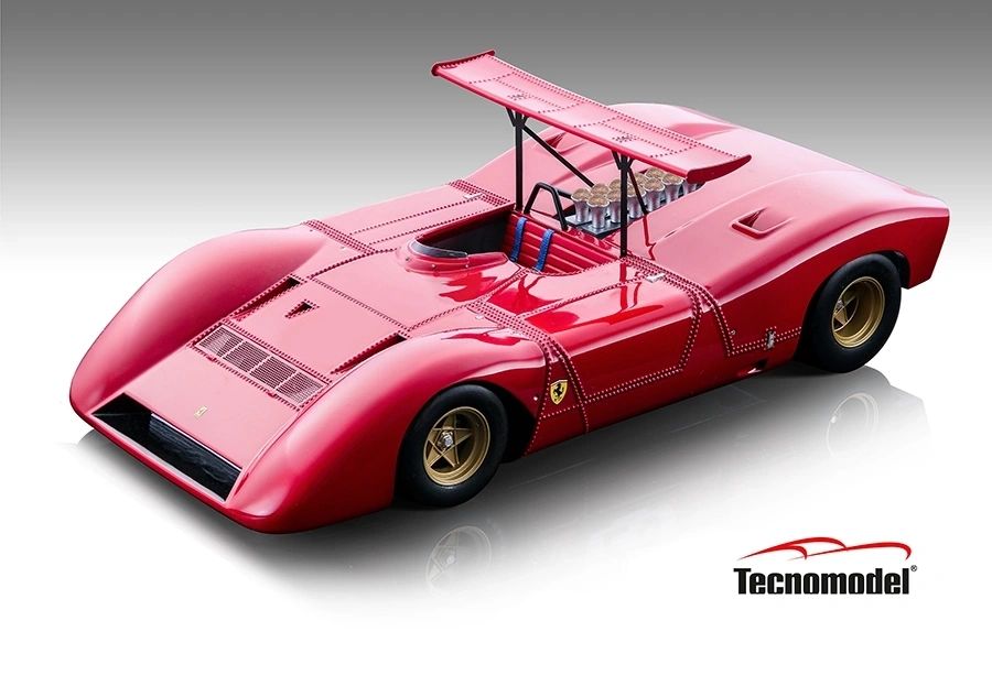 TECNOMODEL - 1:18 Ferrari 612 Can-Am press version Rosso corsa 1968