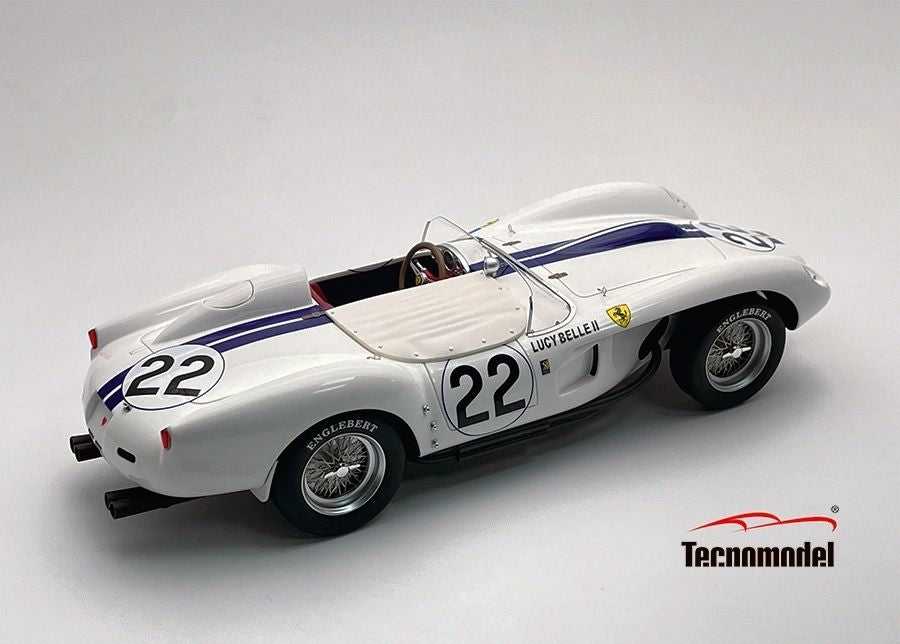 TECNOMODEL - 1:18 Ferrari 250 TR Pontoon Fender 24h Le Mans 1958 #22 Hugus-Erickson w/case
