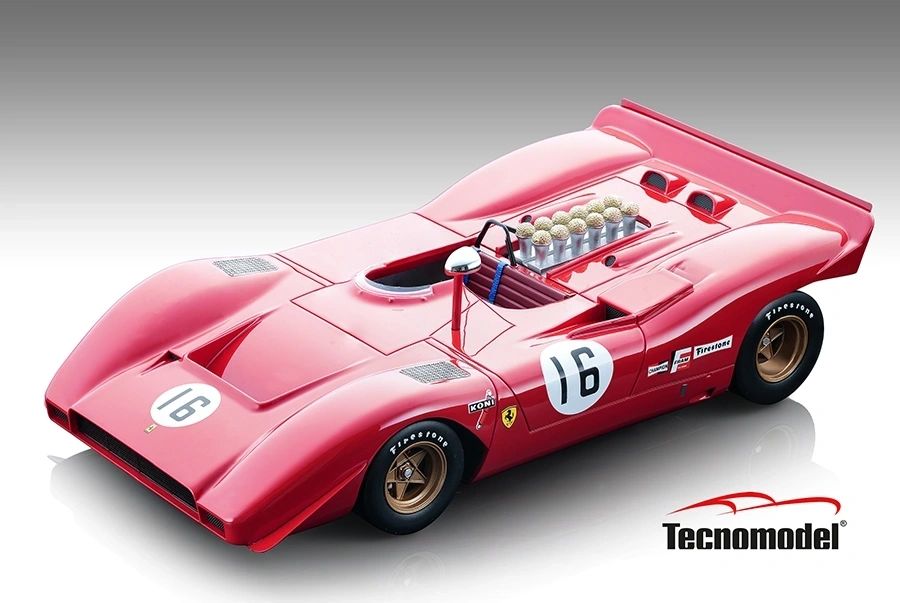 TECNOMODEL - 1:18 Ferrari 612 Can-Am Watkins 1969 car #16 3rd Place, Chris Amon