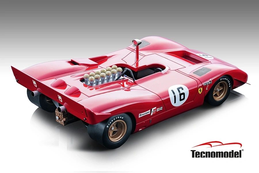 TECNOMODEL - 1:18 Ferrari 612 Can-Am Watkins 1969 car #16 3rd Place, Chris Amon