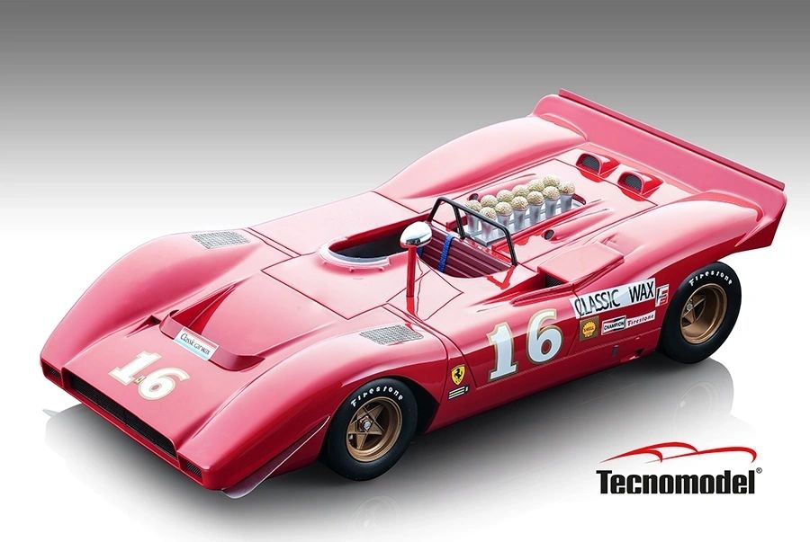 TECNOMODEL - 1:18 Ferrari 612 Can-Am Mid-Ohio 1969 car #16 3rd Place, Chris Amon