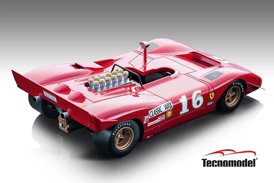 TECNOMODEL - 1:18 Ferrari 612 Can-Am Mid-Ohio 1969 car #16 3rd Place, Chris Amon