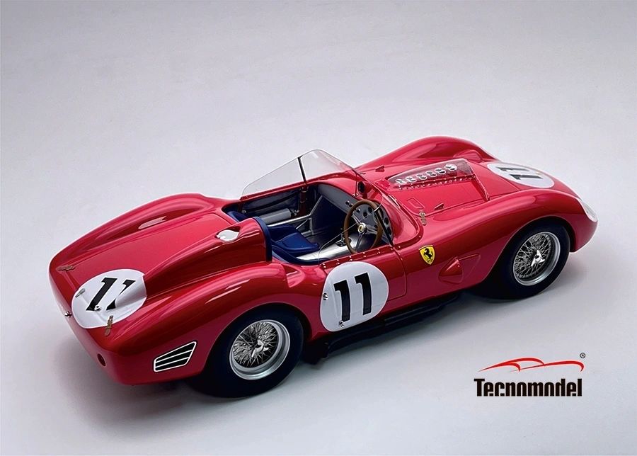 TECNOMODEL - 1:18 Ferrari 250 TR59-60 24h Le Mans 1960 #11 winner w/showcase