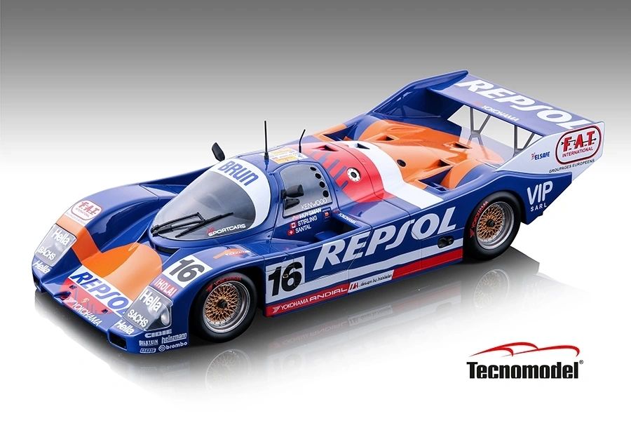 TECNOMODEL 1:18 - Porsche 962C Le Mans 24h 1991 #16 Drivers: H.Huysman - B.Santal - R.Stirling