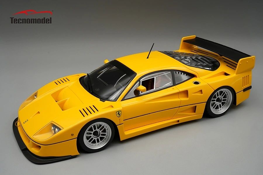 TECNOMODEL - 1:18 Ferrari F40 LM 1996 Giallo Modena w/enkei rims