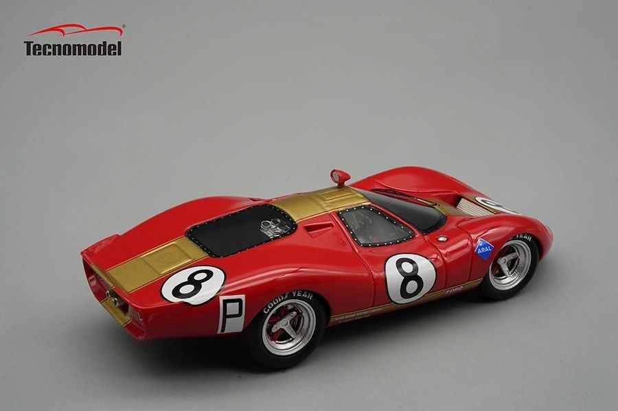 TECNOMODEL 1:43 - Ford P68 1000Km Nurburgring 1968 Driver Irwin/Rodriguez Car # 8