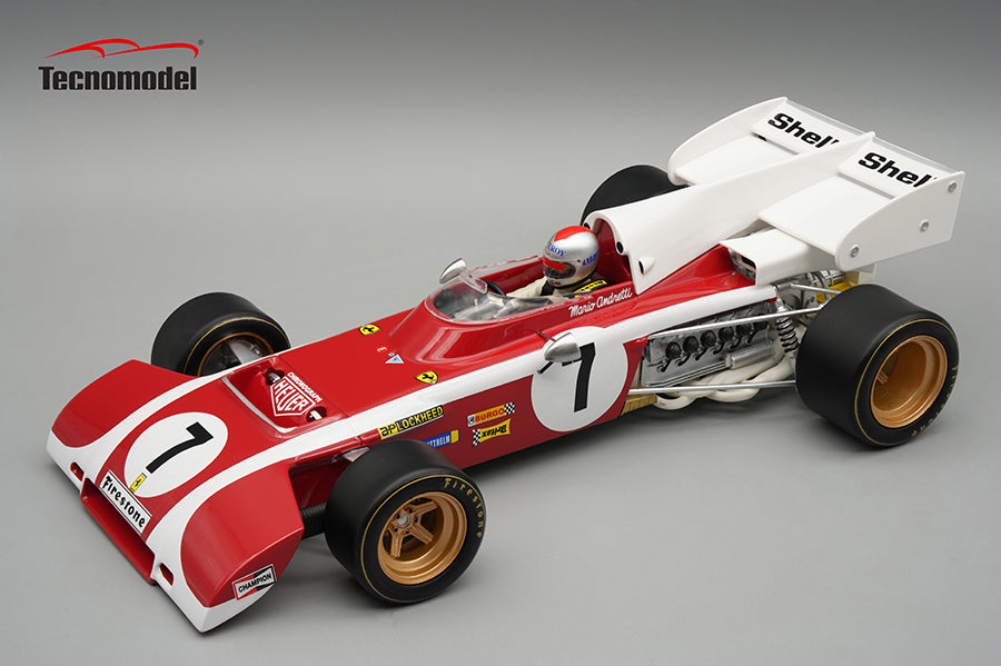 TECNOMODEL - 1:18 - Ferrari 312 B2 1972 South Africa  GP M. Andretti w/pilot