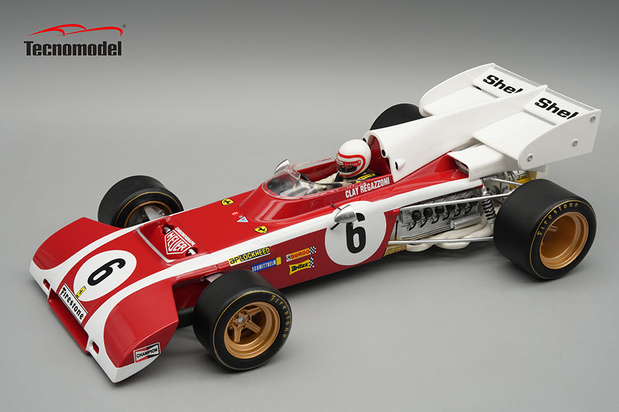 TECNOMODEL - 1:18 - Ferrari 312 B2 1972 South Africa GP Clay Regazzoni w/pilot