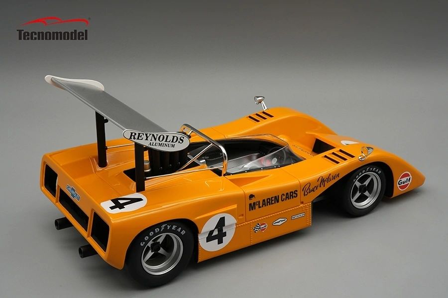 TECNOMODEL 1:18 McLaren M8B Can Am 1969 Watkins Glen #4 WINNER Bruce McLaren