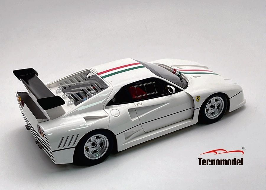 TECNOMODEL - 1:18 Ferrari 288 GTO Evoluzione 1985 white Italian flag stripe