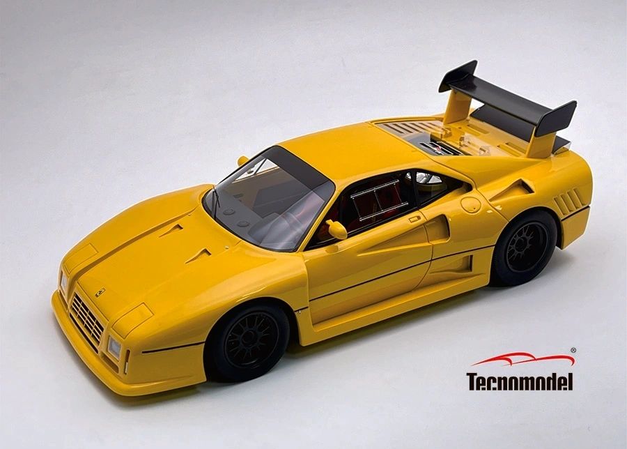 **PRE-ORDER** TECNOMODEL - 1:18 Ferrari 288 GTO Evoluzione 1985 Modena Yellow With Black Wheels