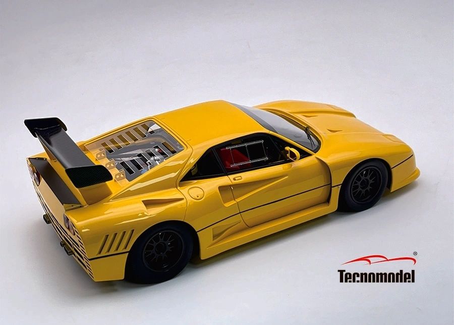 **PRE-ORDER** TECNOMODEL - 1:18 Ferrari 288 GTO Evoluzione 1985 Modena Yellow With Black Wheels