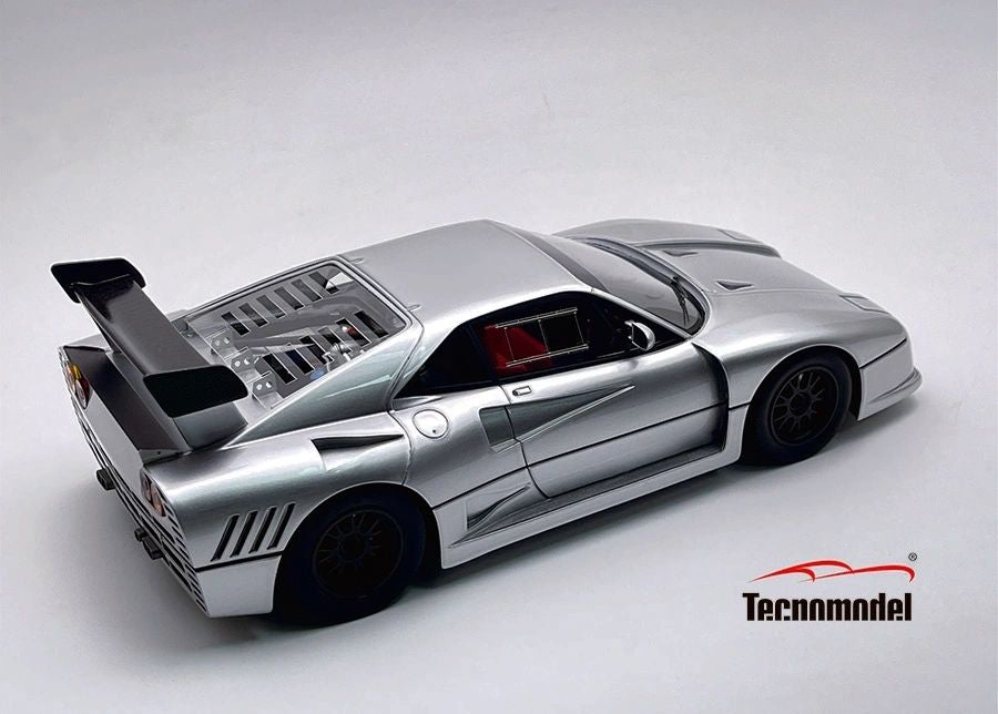 **PRE-ORDER** TECNOMODEL - 1:18 Ferrari 288 GTO Evoluzione 1985 Nurburgring Silver With Black Wheels