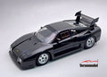 **PRE-ORDER** TECNOMODEL - 1:18 Ferrari 288 GTO Evoluzione 1985 Metallic Black Silver Wheels