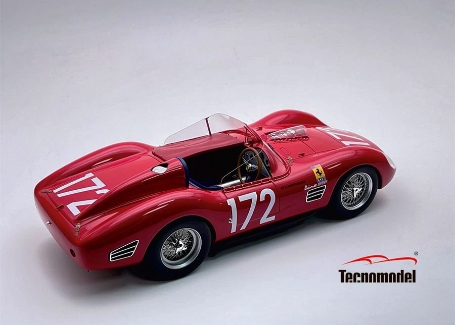 TECNOMODEL - 1:18 Ferrari Dino 196 S Targa Florio 1960 #172 - 7° Place R. Rodriguez - P. Rodriguez