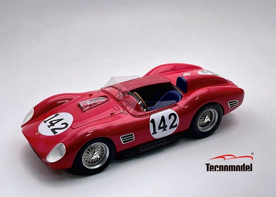 TECNOMODEL - 1:18 Ferrari Dino 196S Targa Florio 1959 car #142 - DNF Driver: G. Cabianca - G. Scarlatti