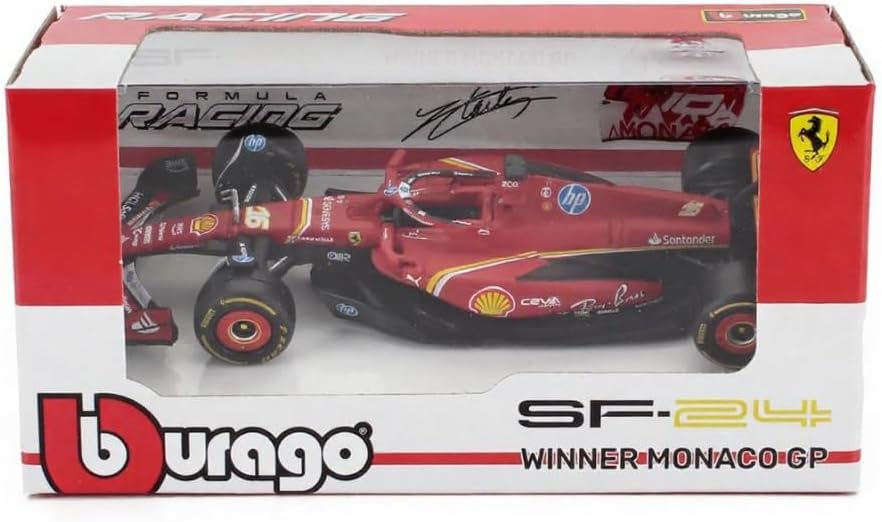 BURAGO 1:43 - Ferrari SF-24 #16 Winner GP Monaco Charles Leclerc