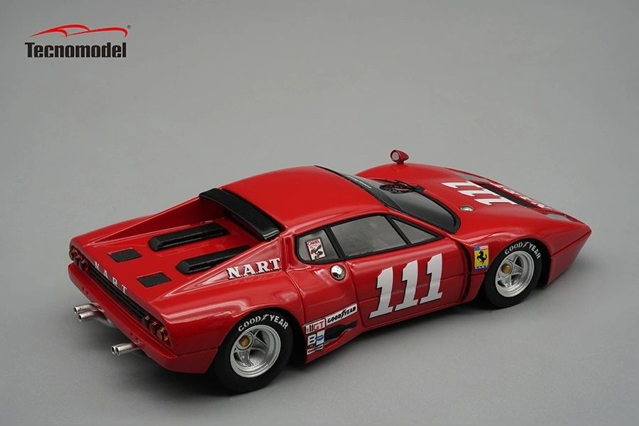 **PRE-ORDER** TECNOMODEL 1:43 - Ferrari 365 GT4 BB NART Sebring 12 Hours 1975 car #111 Drivers M.Minter - E. Wietzes