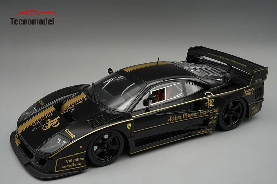 TECNOMODEL - 1:18 Ferrari F40 LM 1996 JPS render version w/showcase