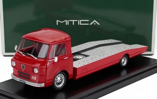 MITICA DIECAST 1:43 - ALFA ROMEO A12 (F12) CARRO ATTREZZI PRIMA SERIE 1967 ROSSO